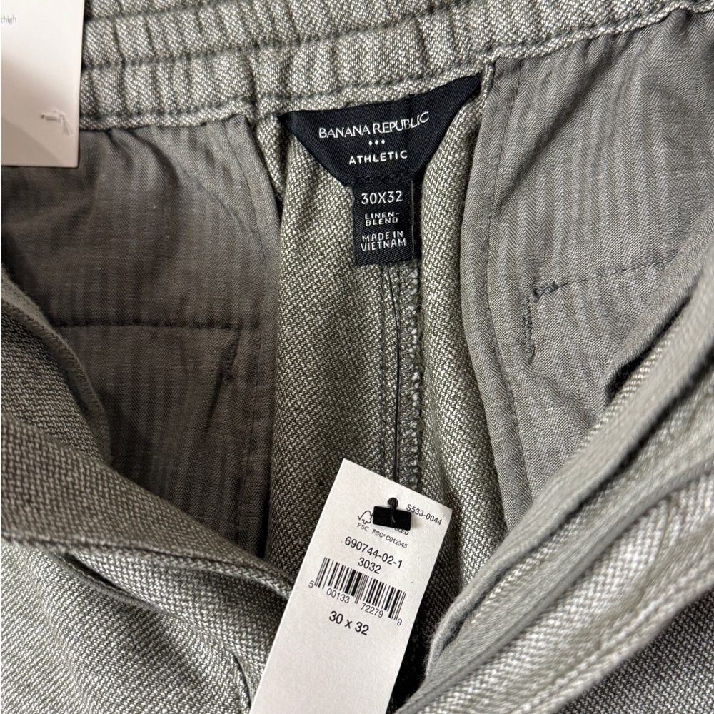 Banana Republic men’s athletic pants 30x32 linen - Picture 5 of 9